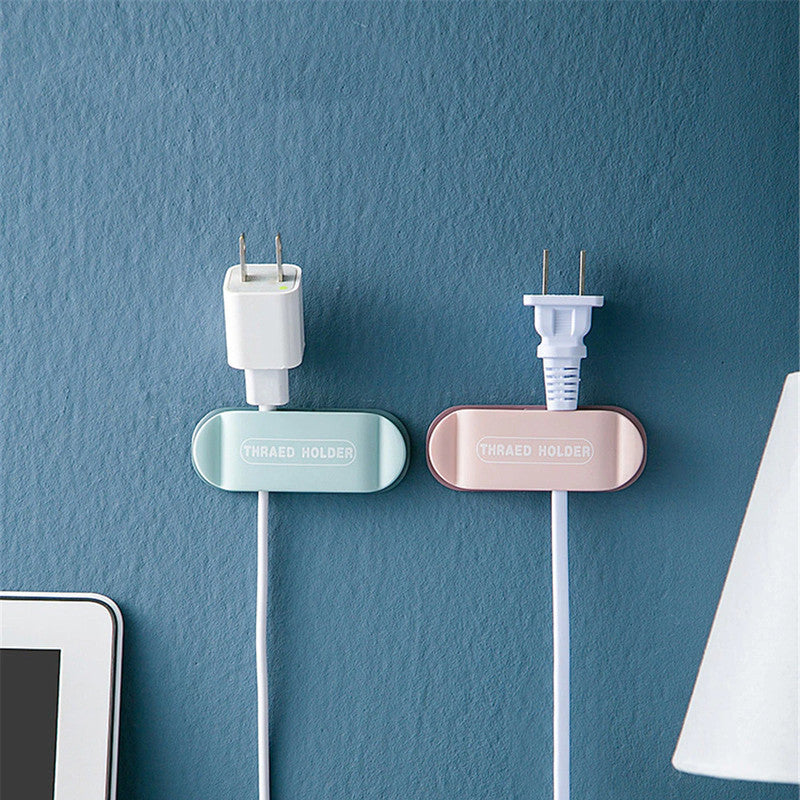 Plug Cable Holder Clips For Organized Workstation