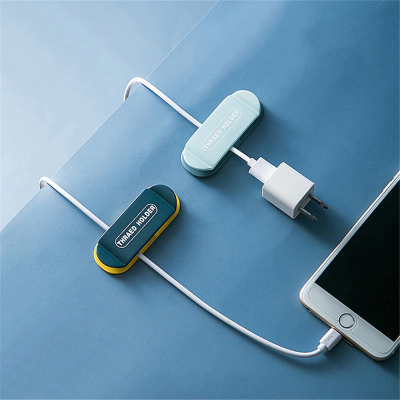 Plug Cable Holder Clips For Organized Workstation