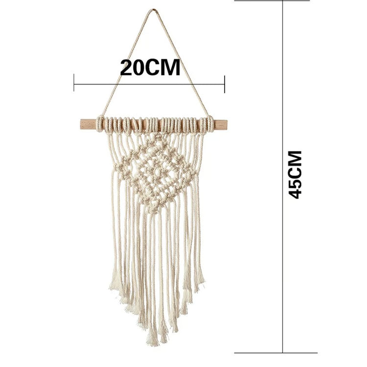 Handwoven Macrame Wall Hanging Bohemian Home Decor Tapestry