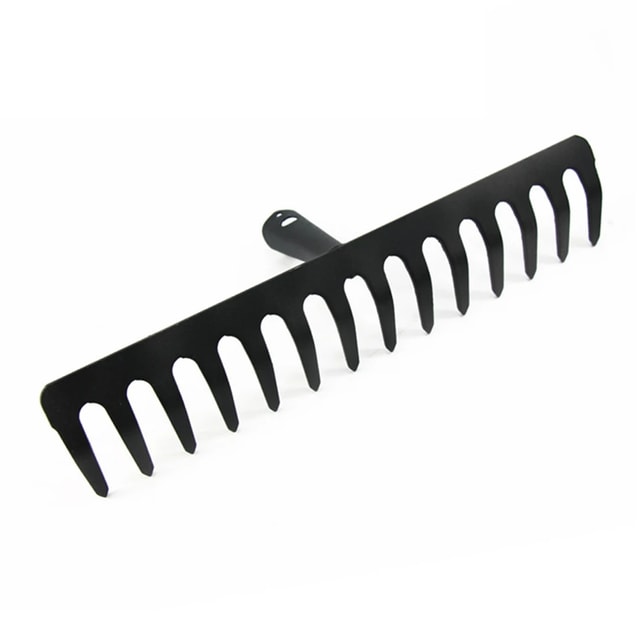 Garden Rake for Leaf Collection, Pine Needles & Soil Maintenance