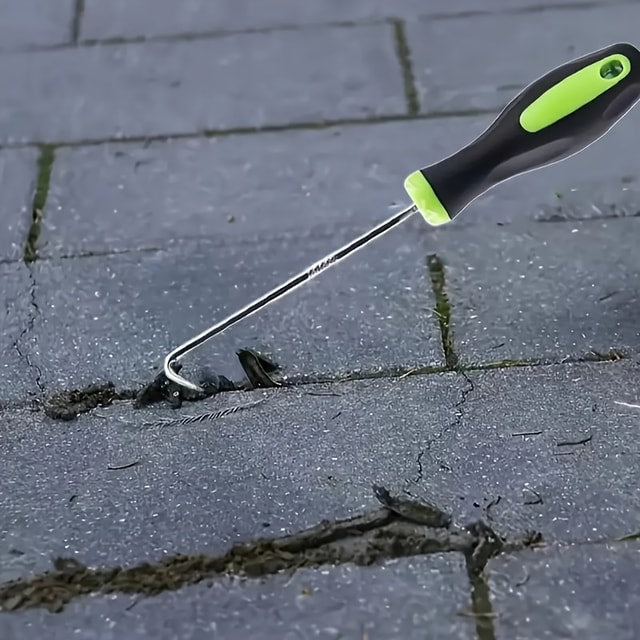 Metal Garden Weeding Hook for Paving Joints, Cracks & Outdoor Maintenance