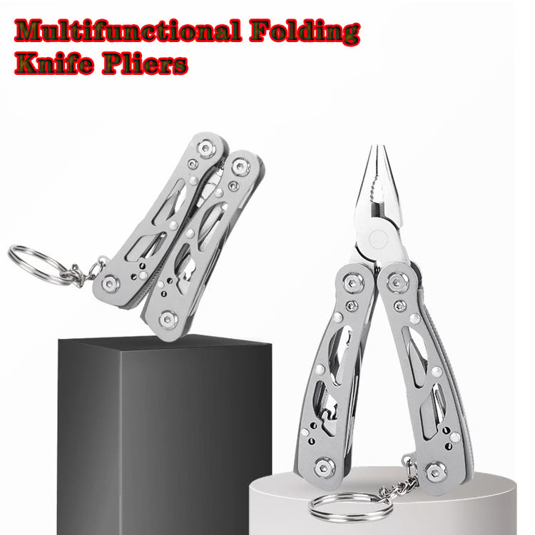 Portable Stainless Steel Multi-Tool Pliers – Compact Camping, Outdoor & Everyday Repair Tool