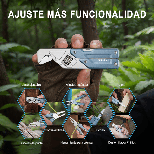 Compact Folding Multi-Tool with Pliers, Screwdriver, Wrench & Utility Blade