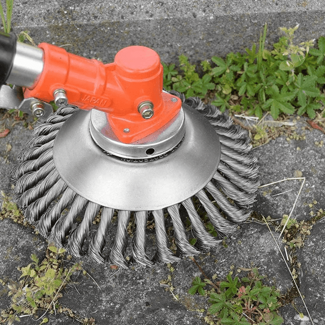 Steel Wire Brush Attachment for String Trimmers & Brush Cutters
