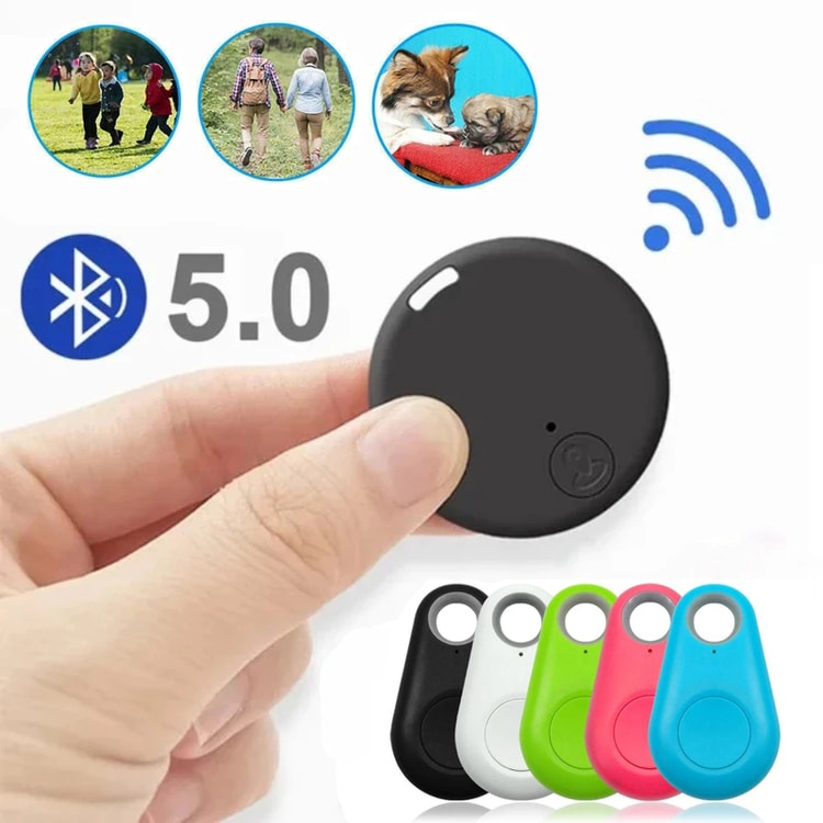 Smart Bluetooth GPS Tracker Tag for Pets Keys Wallet Anti Lost Finder Device