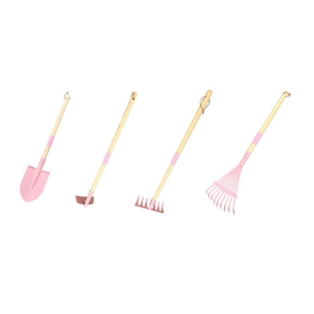 Kids Garden Tool Set with Detachable Steel Hand Tools for Outdoor Gardening