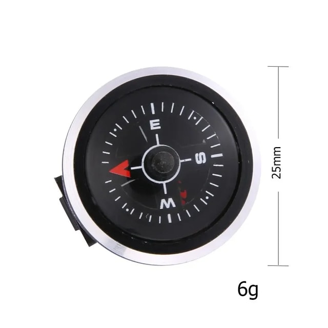 Mini Compass Clip for Paracord Bracelet, Watch Strap & Outdoor Use