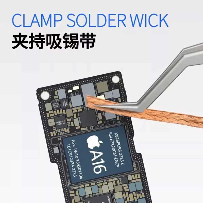 Professional Solder Tweezers for Electronics, MECHANIC AAX Precision Positioning Tool with Non-Slip Grip & Durable