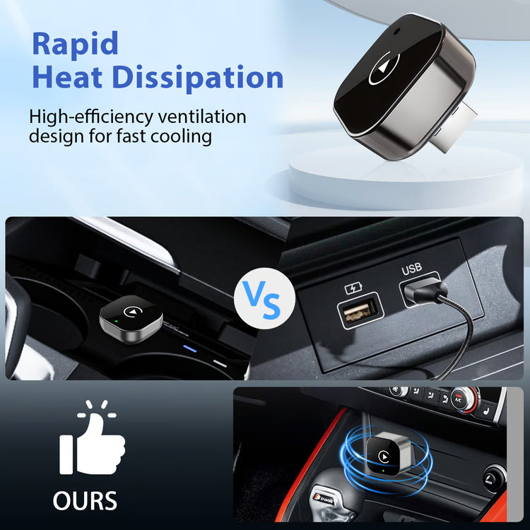 Auto Wireless Adapter, Plug Play CarPlay Wireless, New Wireless CarPlay Adapter, WiFi