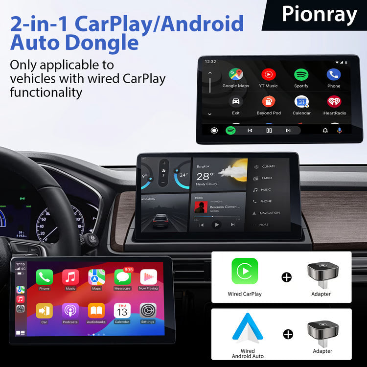 Auto Wireless Adapter, Plug Play CarPlay Wireless, New Wireless CarPlay Adapter, WiFi