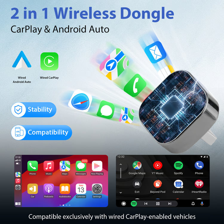 Auto Wireless Adapter, Plug Play CarPlay Wireless, New Wireless CarPlay Adapter, WiFi