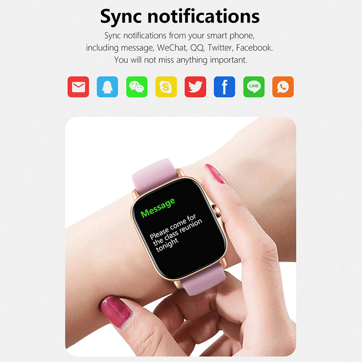 Waterproof Sports Smart Watch Fitness Tracker Health Monitor Wireless Call Smartwatch for Men Women