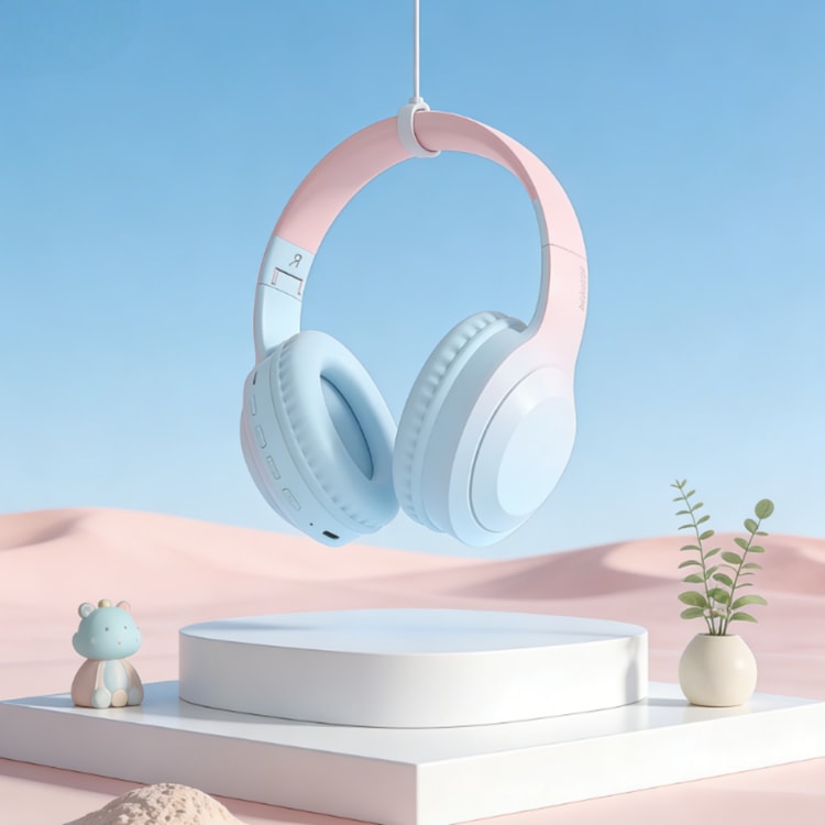 High Fidelity Wireless Bluetooth Gaming Headphones with Noise Cancelling