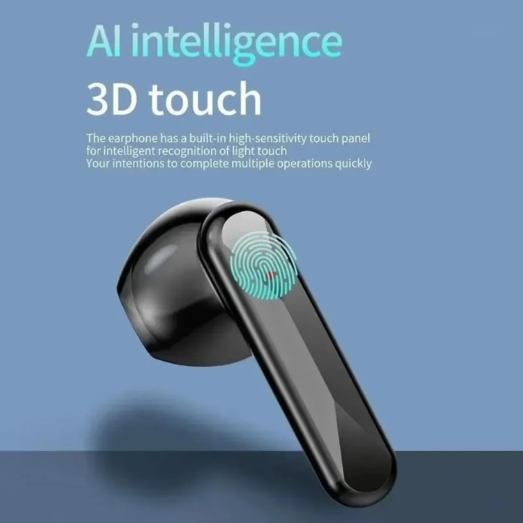 Wireless Bluetooth Earbuds with LED Display, Bluetooth Earbuds & Touch Control