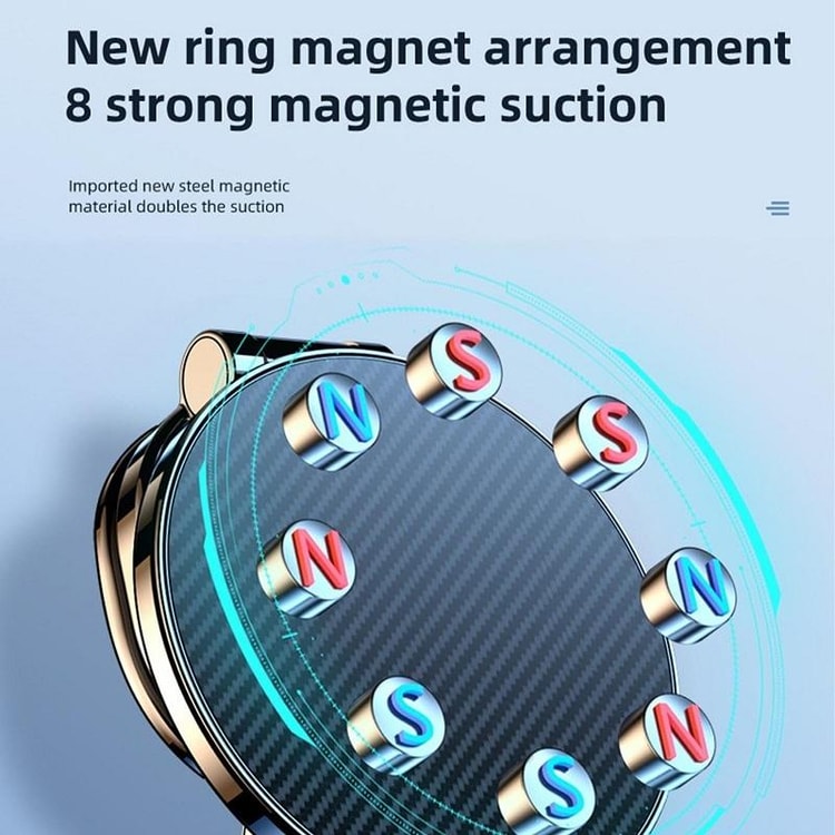 Magnetic Car Phone Holder for Dashboard Navigation