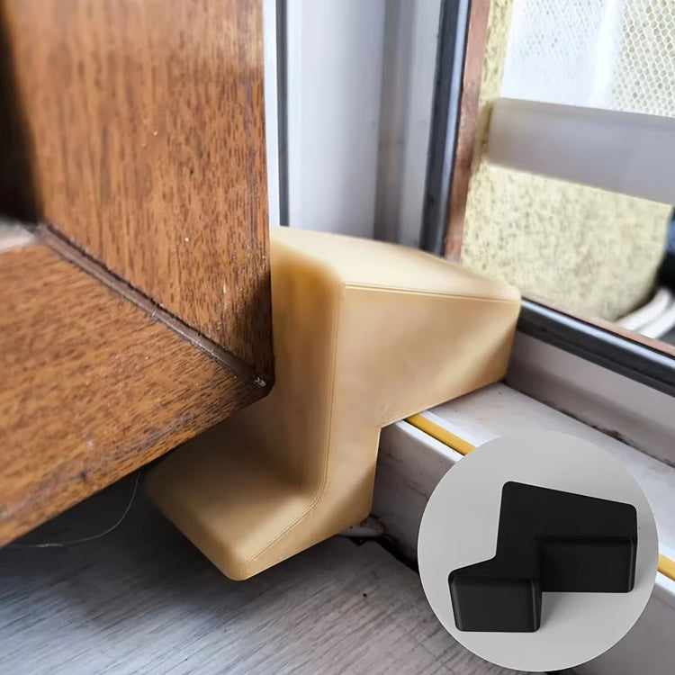 Heavy-Duty Wedge Door Stopper with Non-Slip Base