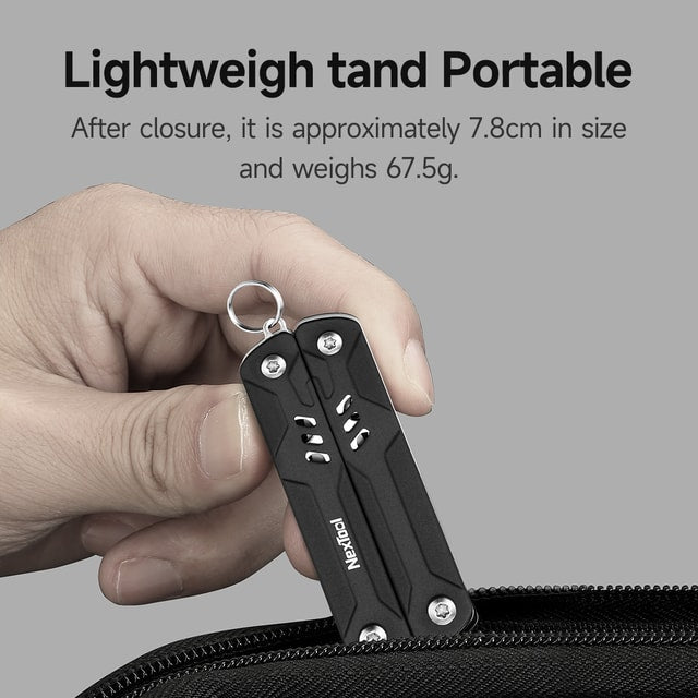Compact Portable Multi-Tool Pliers with Scissors, Screwdrivers & Bottle Opener