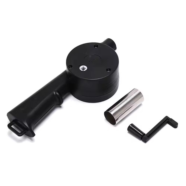 Portable Hand-Crank Barbecue Fan for BBQ, Camping & Outdoor Cooking