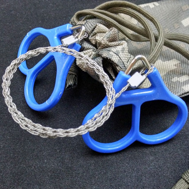 Portable Stainless Steel Wire Saw for Camping, Hiking & Outdoor Cutting