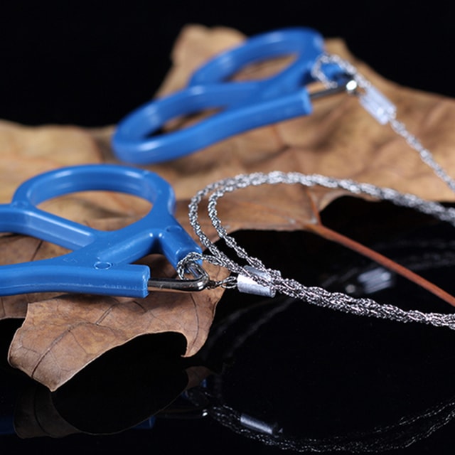 Portable Stainless Steel Wire Saw for Camping, Hiking & Outdoor Cutting