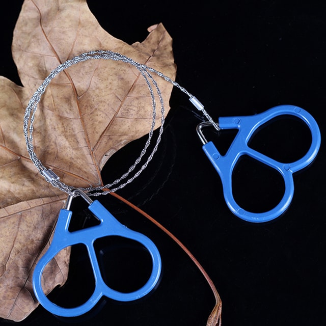 Portable Stainless Steel Wire Saw for Camping, Hiking & Outdoor Cutting
