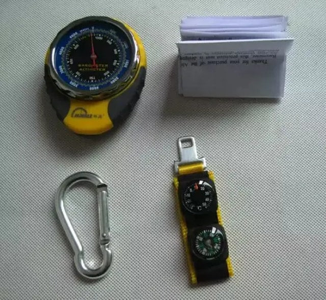 Multifunction Outdoor Compass with Altimeter, Barometer & Thermometer