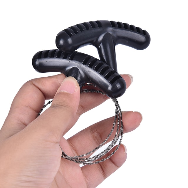 Portable Steel Rope Chain Saw for Camping, Hiking & Outdoor Wood Cutting