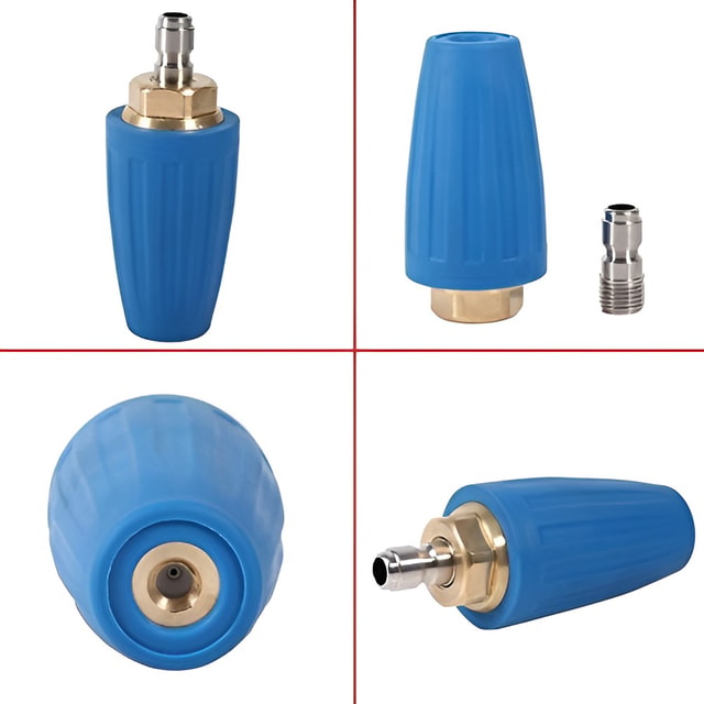 Quick Connect Turbo Nozzle for Pressure Washer Outdoor Cleaning