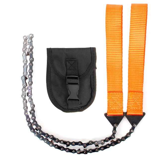 Portable Manual Chain Saw for Camping, Hiking & Outdoor Wood Cutting