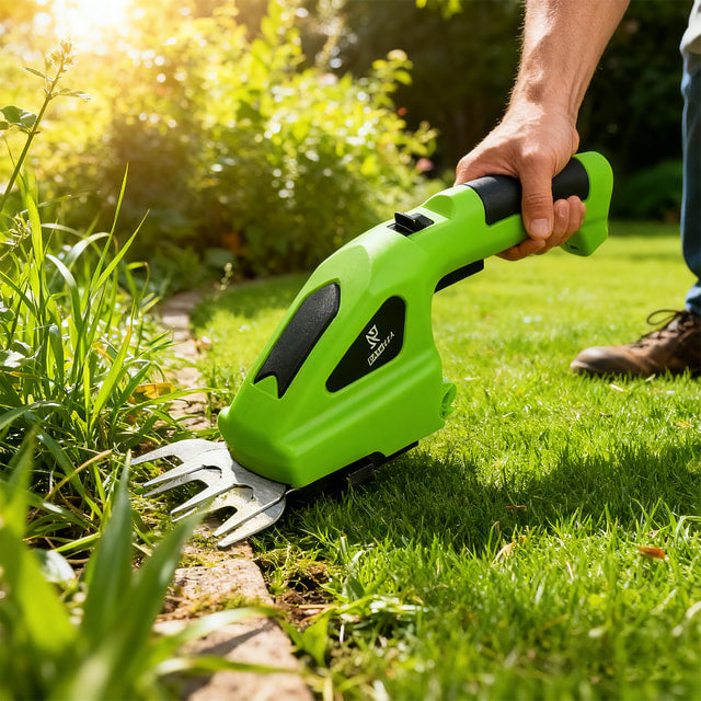 Cordless Rechargeable Hedge Trimmer for Shrubs, Grass & Garden Maintenance