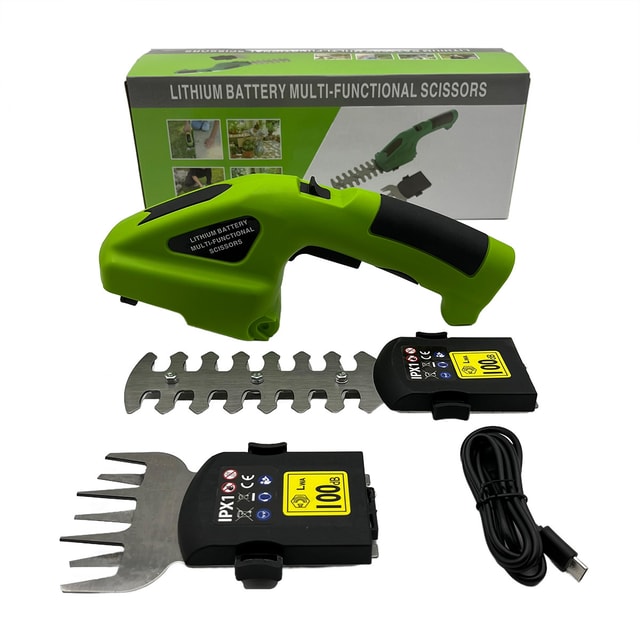 Cordless Rechargeable Hedge Trimmer for Shrubs, Grass & Garden Maintenance