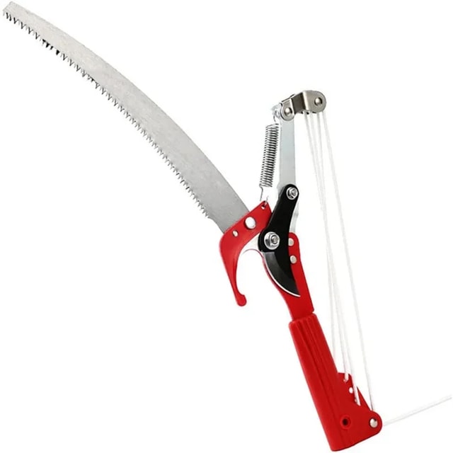 Extendable Tree Pruner Pole Saw with Branch Cutter & Pruning Shears