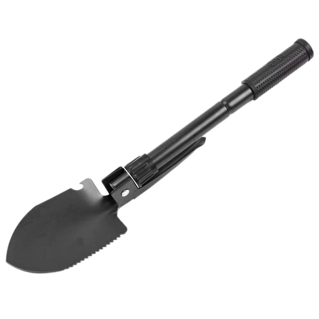 Folding Camping Shovel with Carrying Pouch for Outdoor & Garden Use