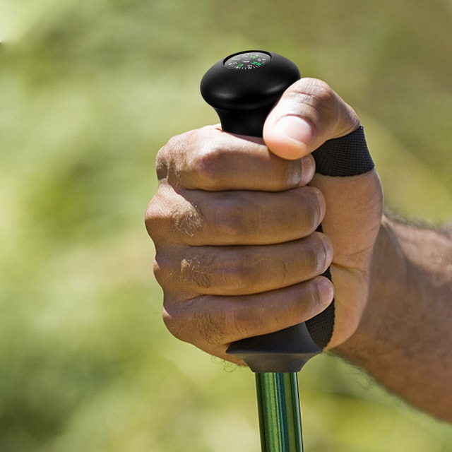 Hiking Pole Compass Grip for Outdoor Navigation & Trekking
