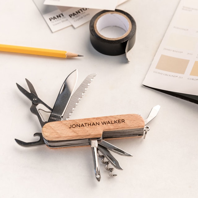 Multifunctional Folding Pocket Tool with Blade, Scissors & Bottle Opener