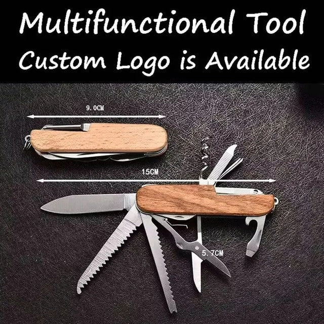 Multifunctional Folding Pocket Tool with Blade, Scissors & Bottle Opener