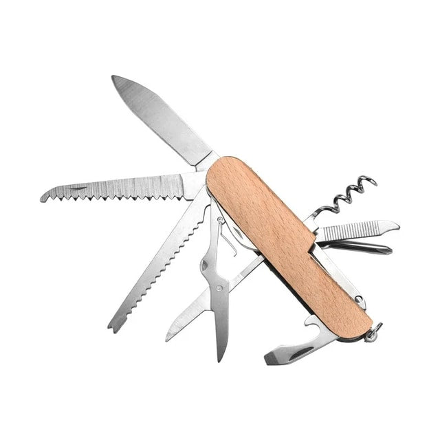 Multifunctional Folding Pocket Tool with Blade, Scissors & Bottle Opener