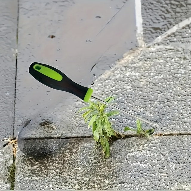 Metal Garden Weeding Hook for Paving Joints, Cracks & Outdoor Maintenance