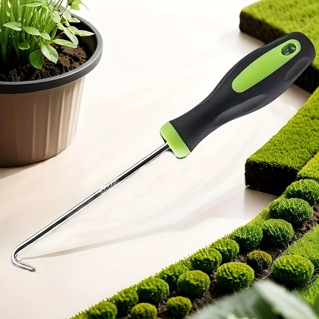 Metal Garden Weeding Hook for Paving Joints, Cracks & Outdoor Maintenance