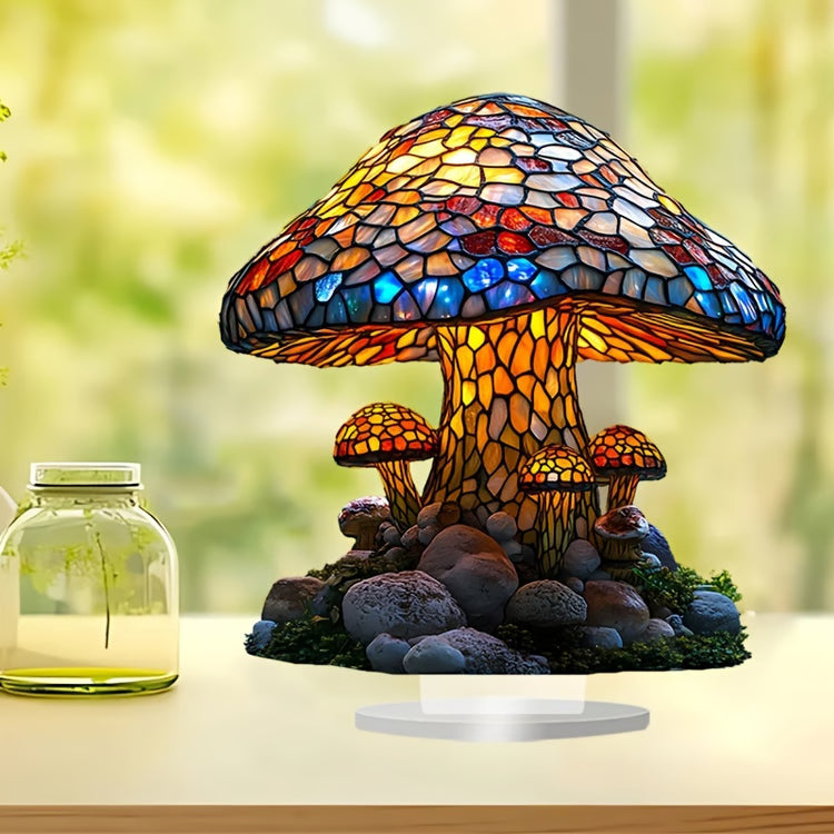 Boho Mushroom Ambient Lamp – No-Electricity Decorative Table Light