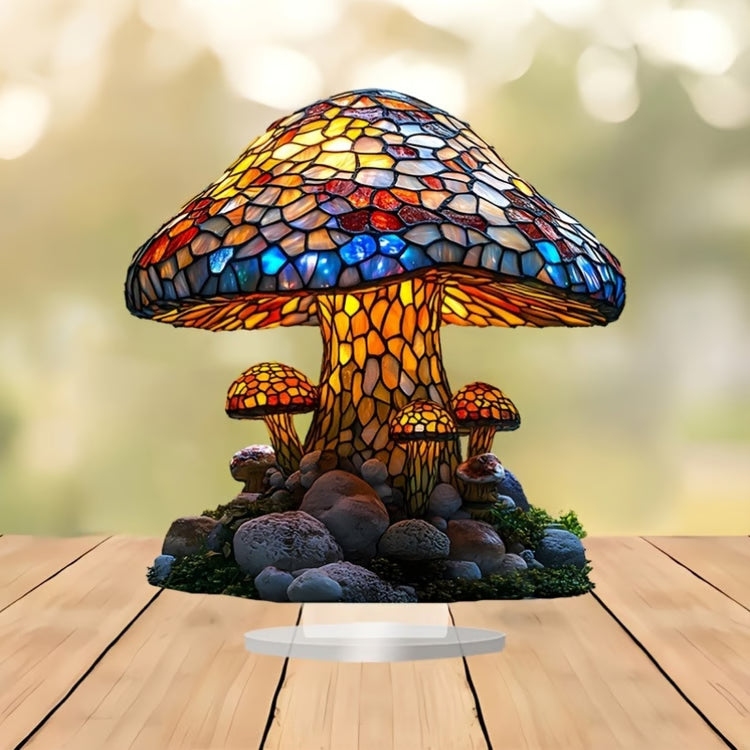 Boho Mushroom Ambient Lamp – No-Electricity Decorative Table Light