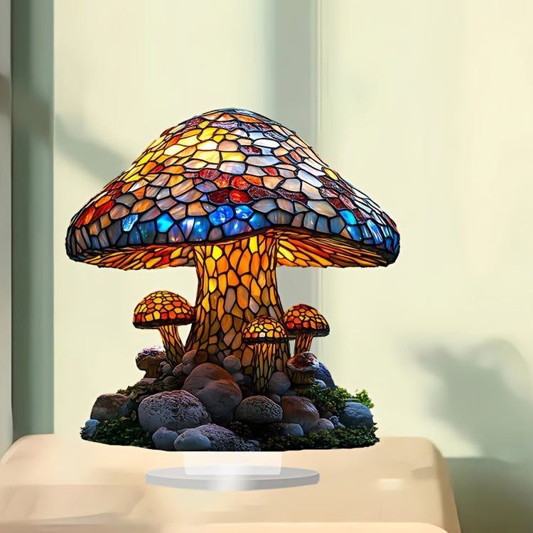 Boho Mushroom Ambient Lamp – No-Electricity Decorative Table Light