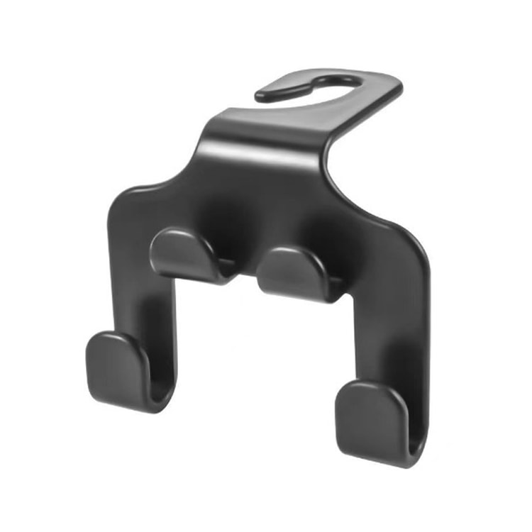 Car Back Seat Headrest Hook with Phone Holder, Rear Seat Storage Hook, Mobile Phone Stand, Headrest Mount for Travel and Everyday Use