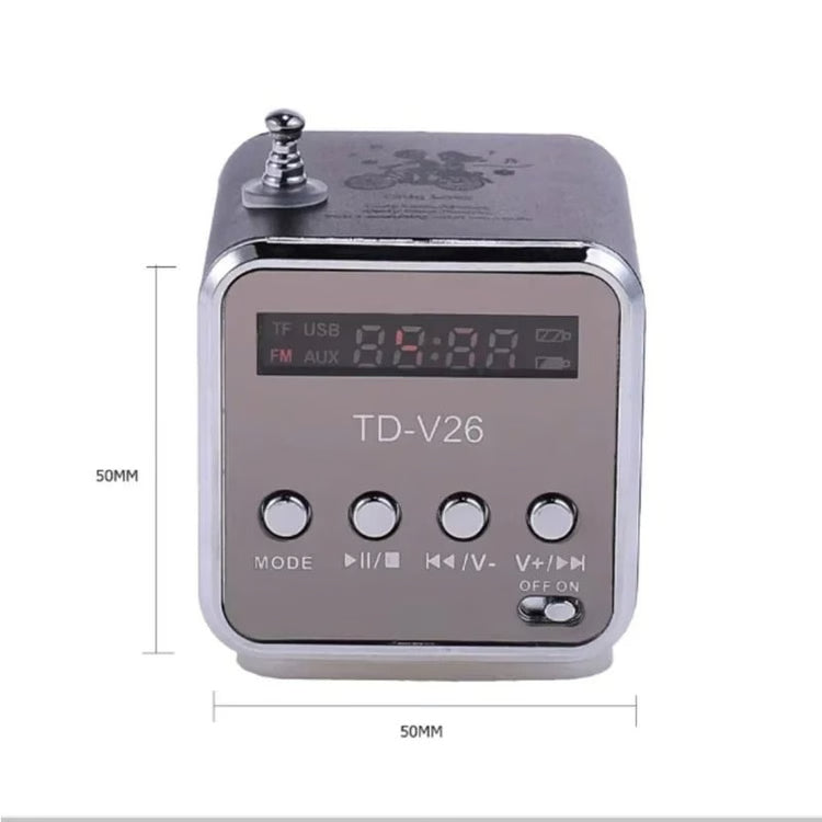 Mini Portable Bluetooth Speaker with FM Radio & TF Card Support