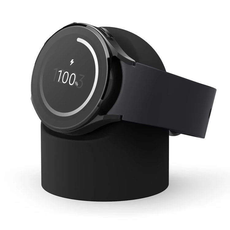 Silicone Smartwatch Charger Stand, Charging Dock Holder, Anti-Slip Watch Charging Stand, Cable Organizer for Desk and Travel