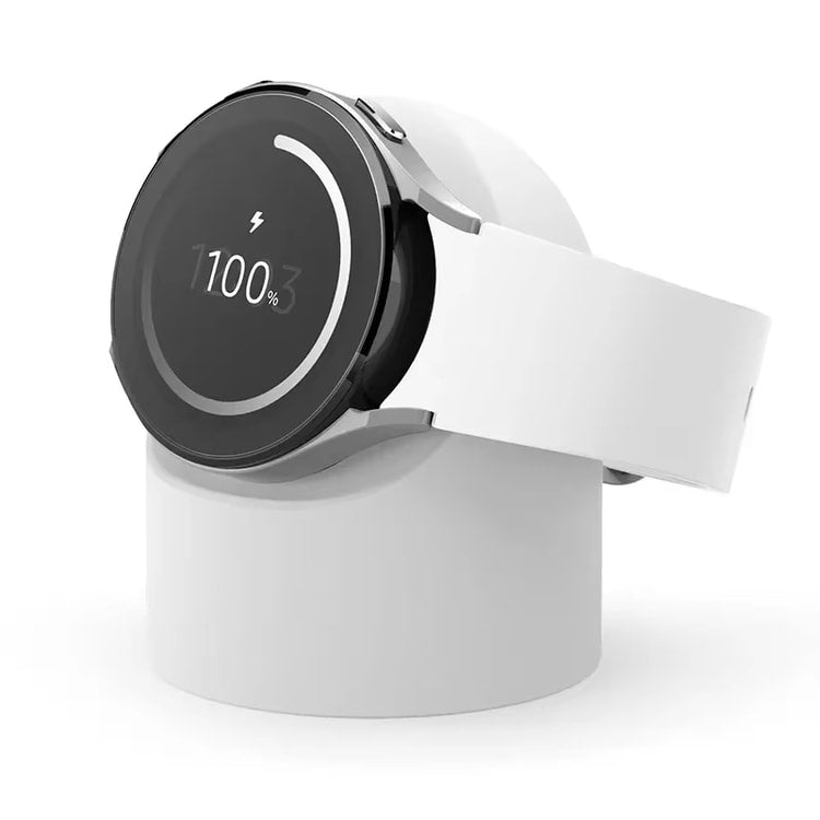 Silicone Smartwatch Charger Stand, Charging Dock Holder, Anti-Slip Watch Charging Stand, Cable Organizer for Desk and Travel