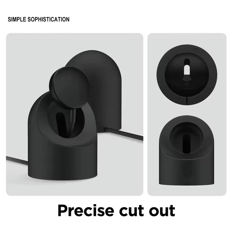 Silicone Smartwatch Charger Stand, Charging Dock Holder, Anti-Slip Watch Charging Stand, Cable Organizer for Desk and Travel