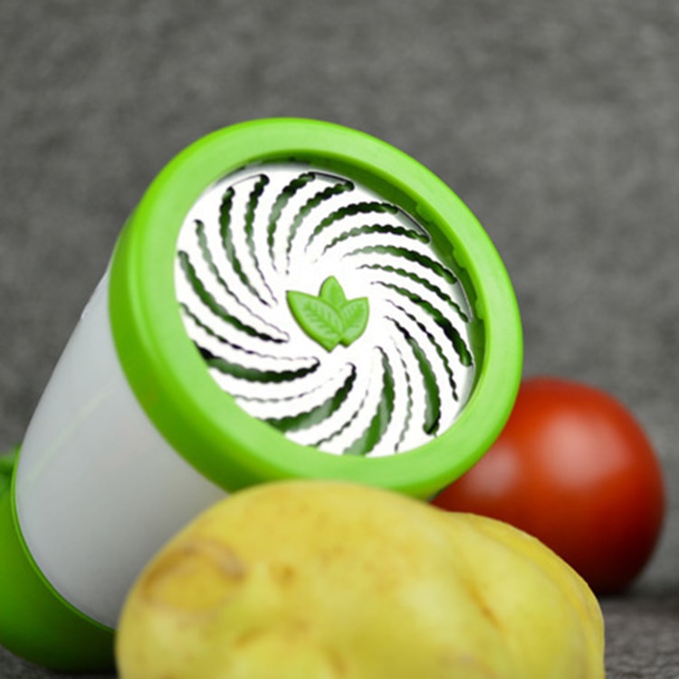 Manual Herb & Spice Grinder, Vegetable Chopper, Handheld Food Cutter, Compact Kitchen Tool for Herbs, Spices and Vegetables