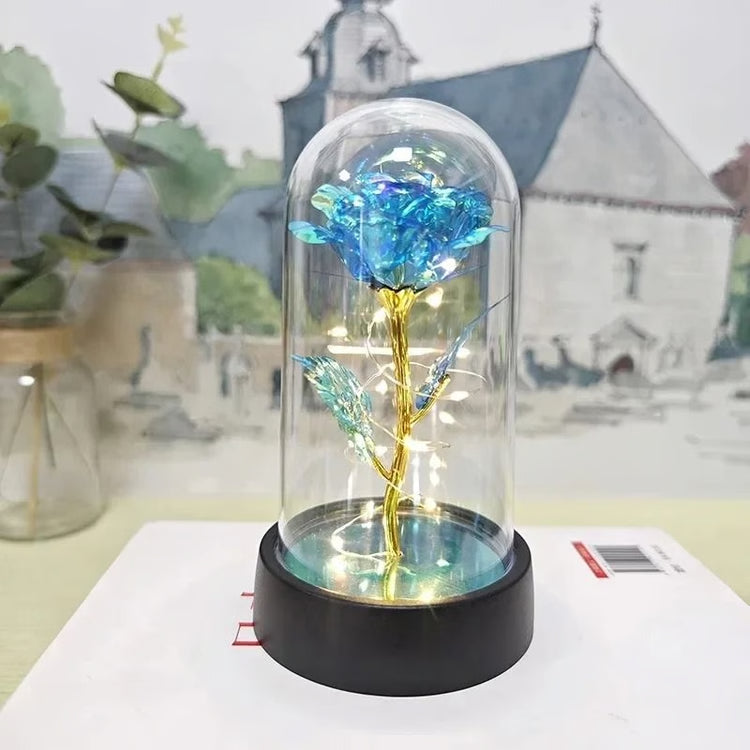 Artificial Rose Flower with LED Light Valentines Day Gift for Home Decor