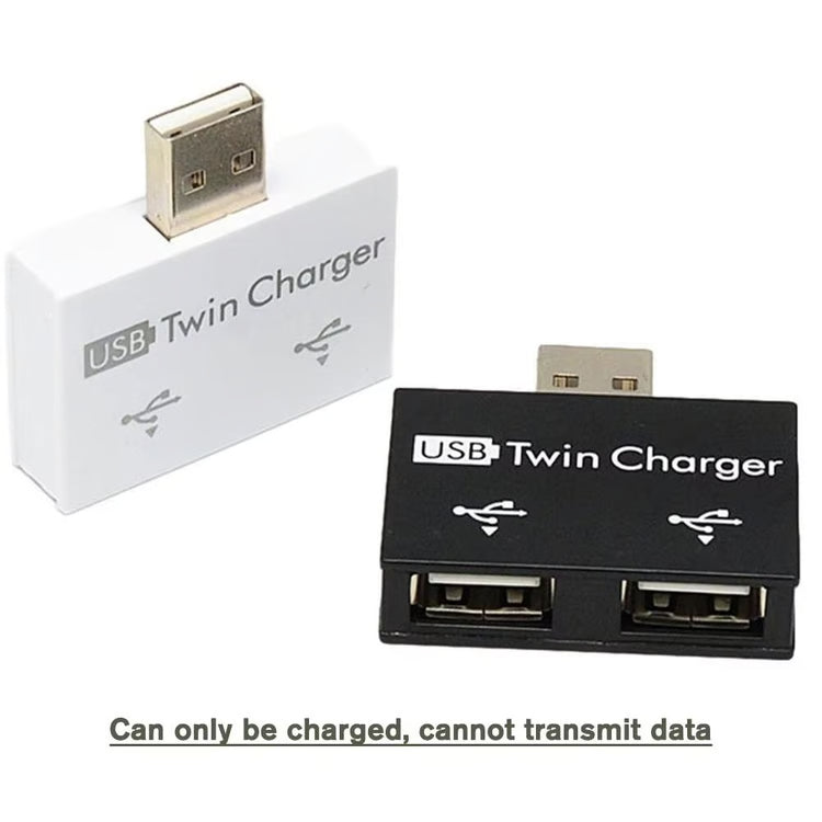 USB Dual-Port OTG Adapter – Charging & Data Splitter